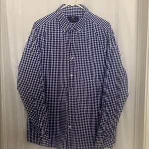 Men's Blue Checkered Shirt